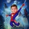 Portrait de super héros Personnalisé - Spiderman - SP4