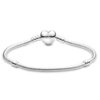 Bracelet charms type Pandora – Bijou personnalisable élégant pour femme - Coeur