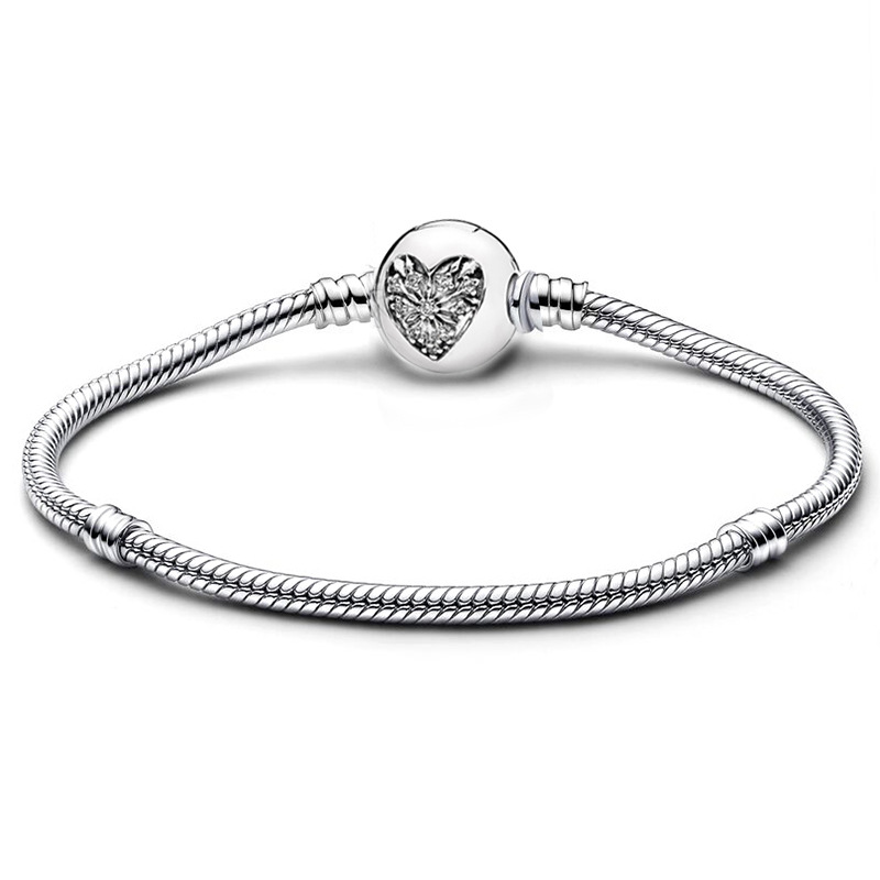 Bracelet Charms Coeur Cristal