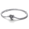 Bracelet charms type Pandora – Bijou personnalisable élégant pour femme - Coeur Infini