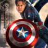 Poster Personnalisé - pour LES GRANDS SUPER-HEROS - Captain America