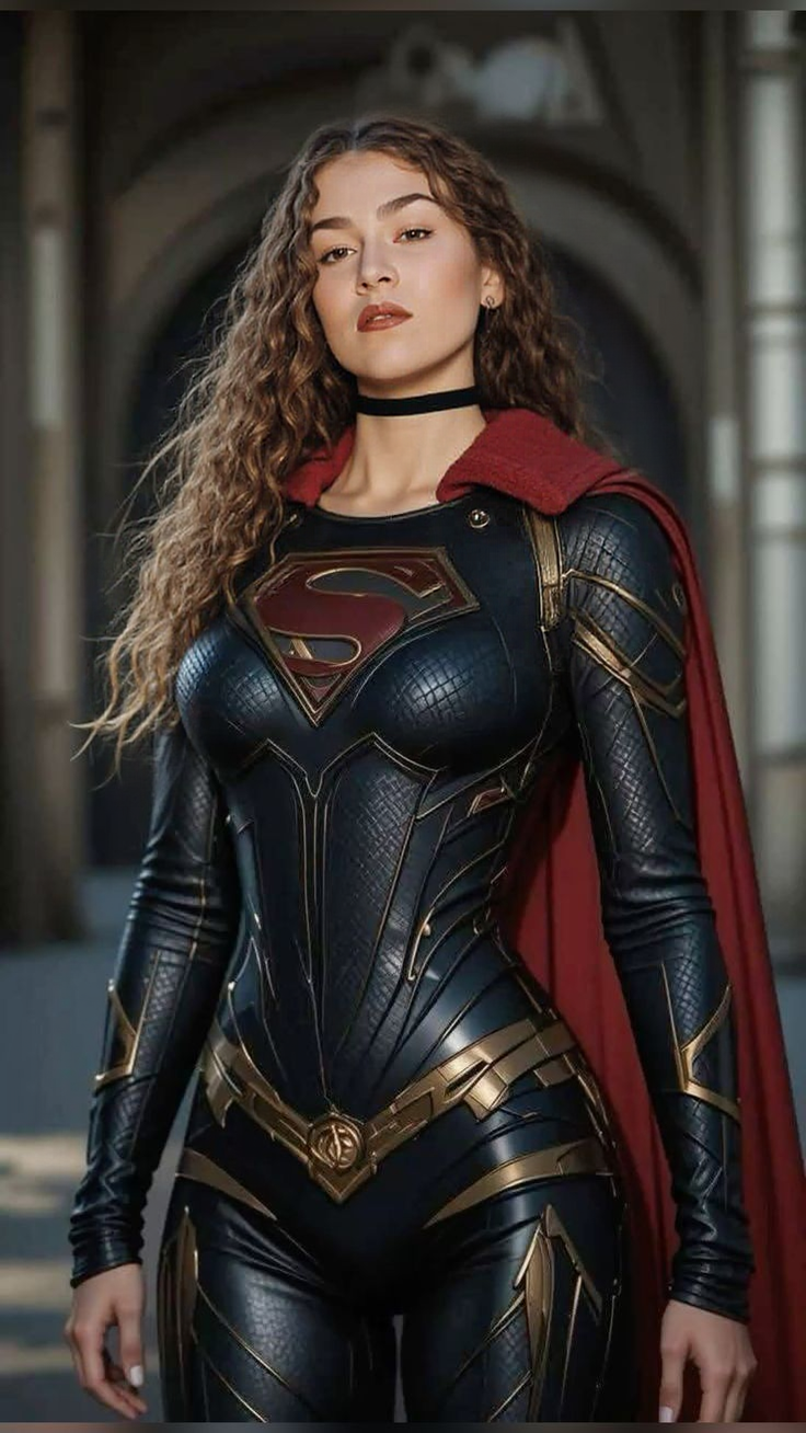 Poster Personnalisé - Super Girl V1