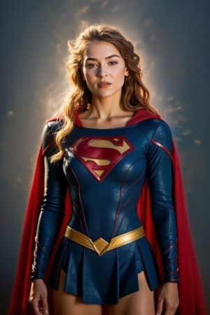 Poster Personnalisé - Super Girl V3