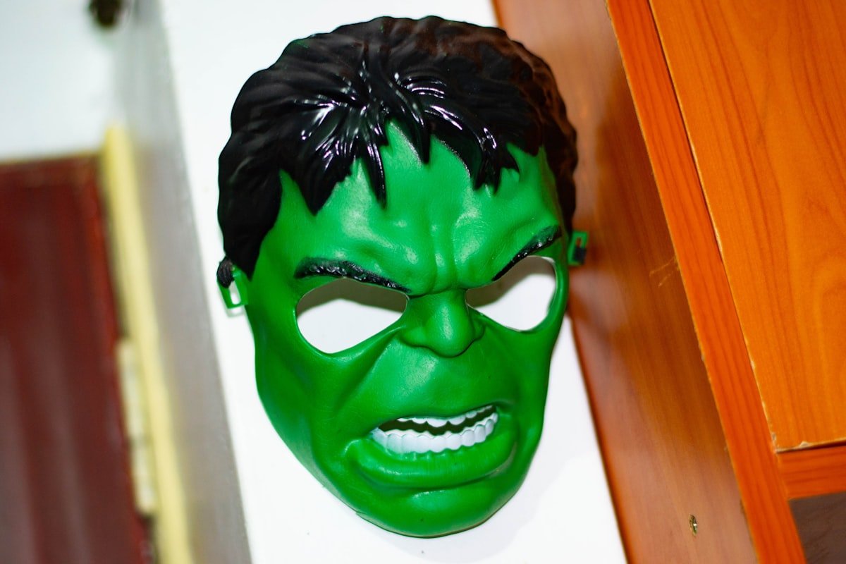 portrait Hulk personnalisé cadeau enfant affiche super-héros photo